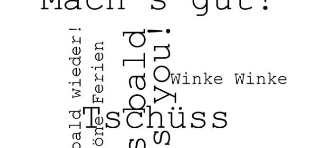 Das Jahr geht zu Ende! Das Jahr geht zu Ende!